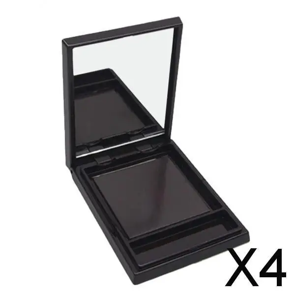 

2-4pack Plastic Eyeshadow Palette Travel Eye Shadow Blush DIY Case Box Plate 1