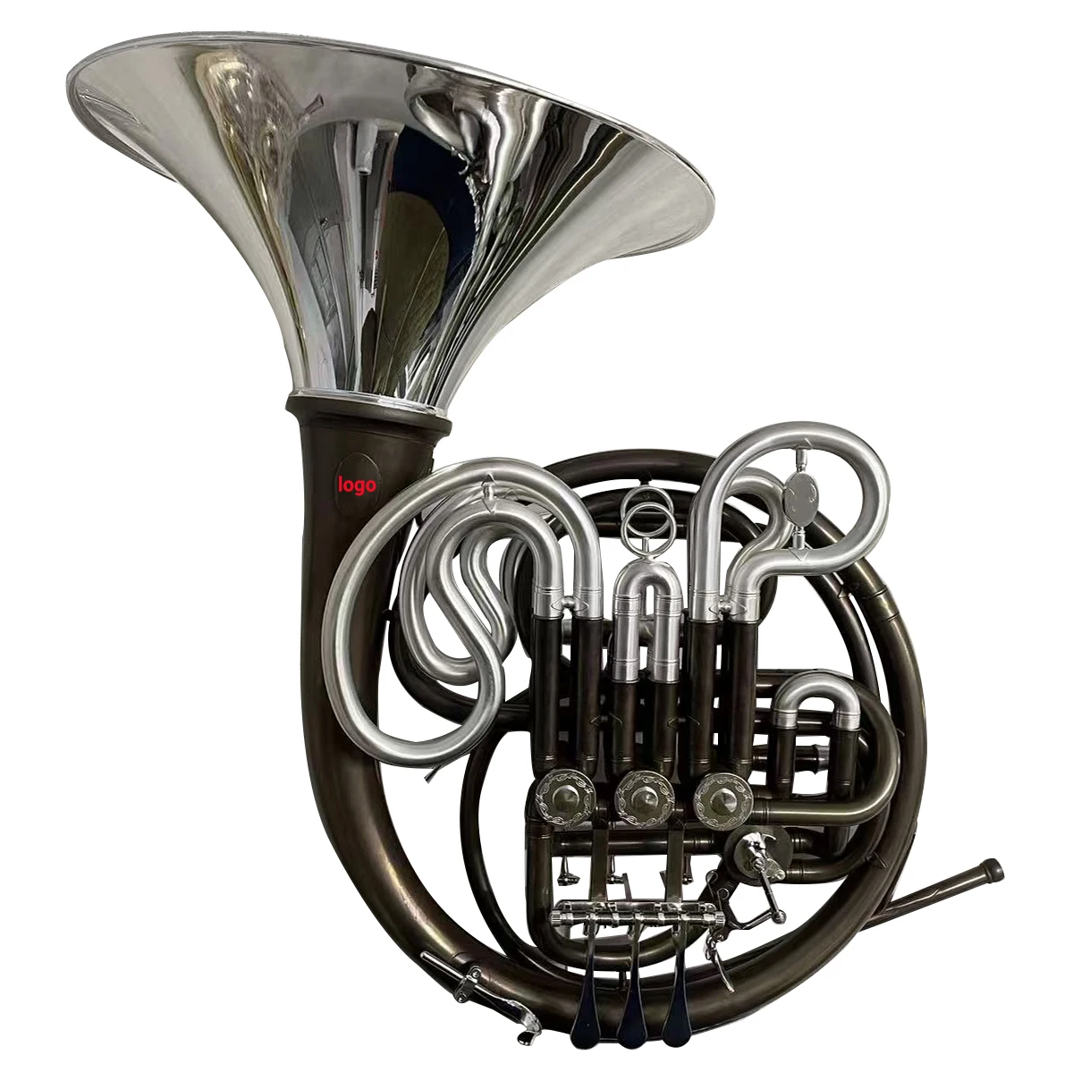 Customized Design Wholesale OEM Service Surface Satin Finishing Double 4 Key French Horn