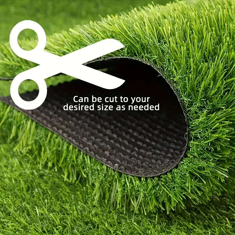 Almohadilla de césped realista artificial, esteras de césped para mascotas de simulación, estera falsa sintética gruesa para jardín al aire libre, Patio, paisaje, perro, mascota S