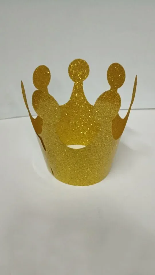 6pcs Paper Crown Top Hat Cap Princess Prince Kid\'s Children Party  Birthday Gift  Easter Wedding Festival