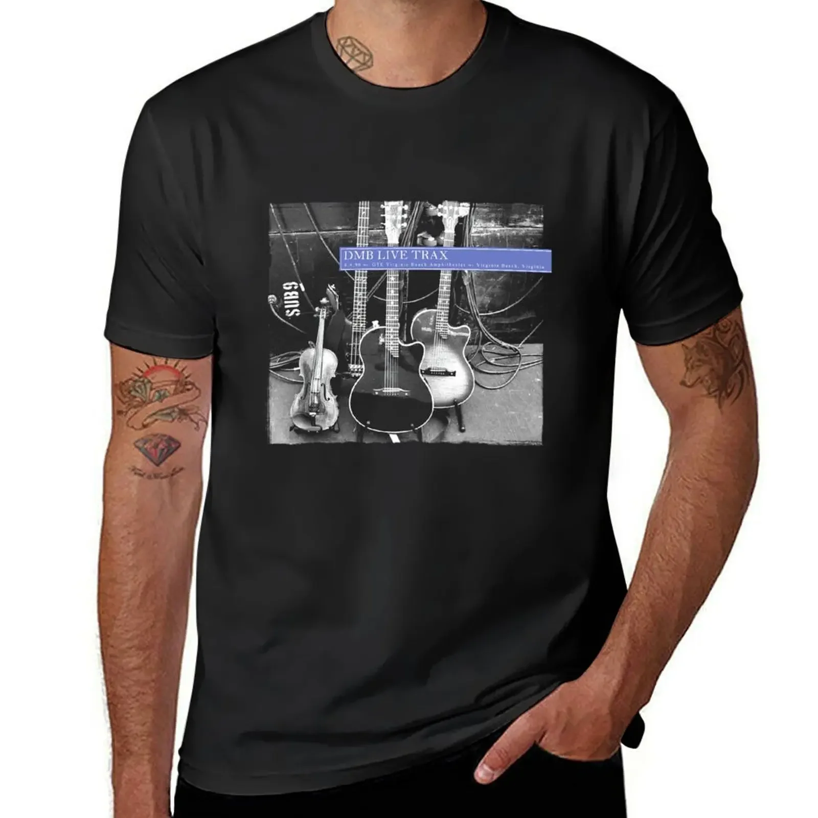 DMB Live Trax Vol. 18 GTE Virginia Beach Amphitheater T-Shirt oversized t shirt customizeds tshirts for men