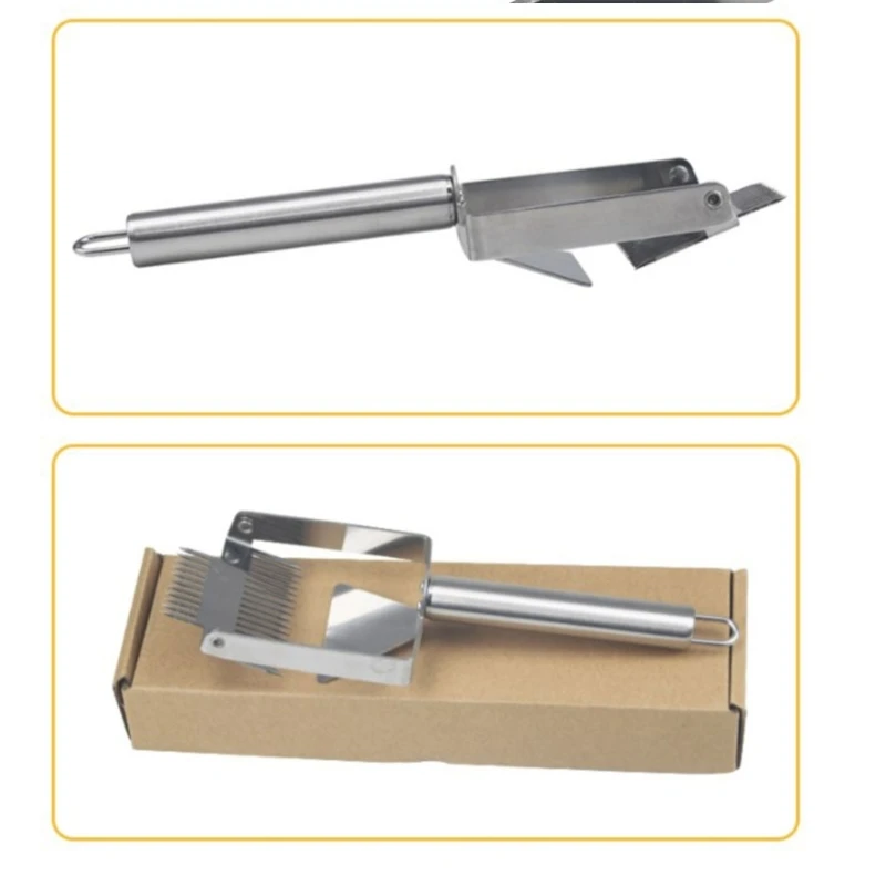 Nĩa Inox Mới Cho Mật Ong Cắt Tổ Ong Dụng Cụ Cạo Tổ Ong