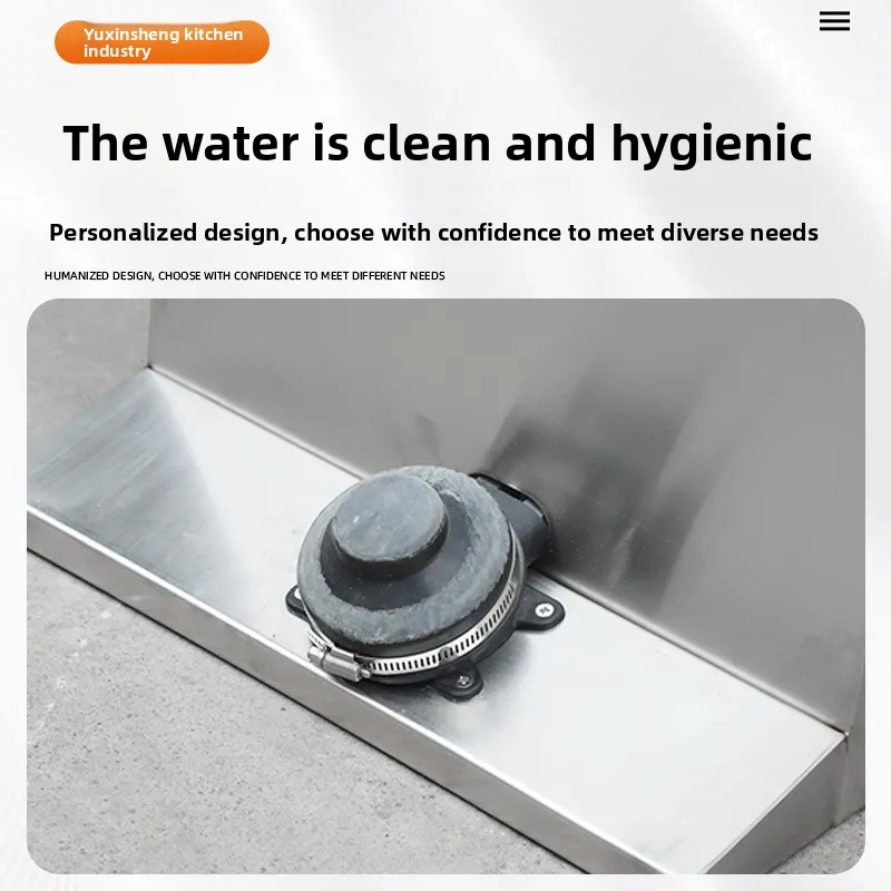 LMM stainless steel mobile pedal wash basin Water storage pedal stainless steel wash basin