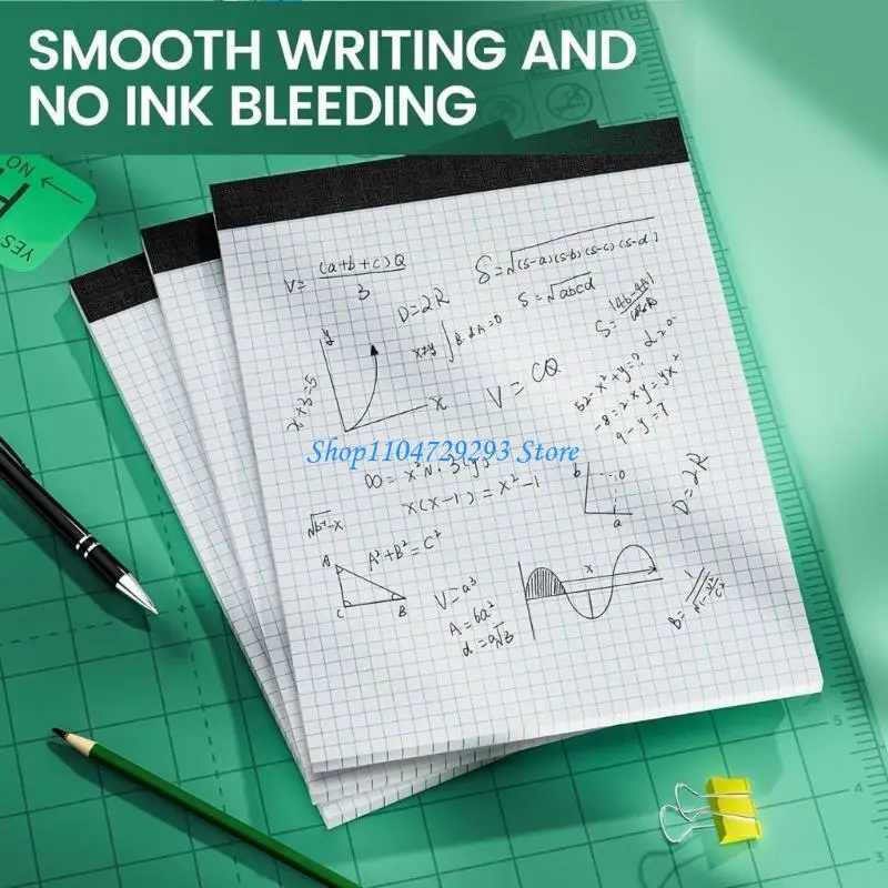 Y2GD 6 Pcs Note Pads Graph Paper Writing Pads School Supplies Scratch Pads Desk Accessories Memos Pad Paper Pad