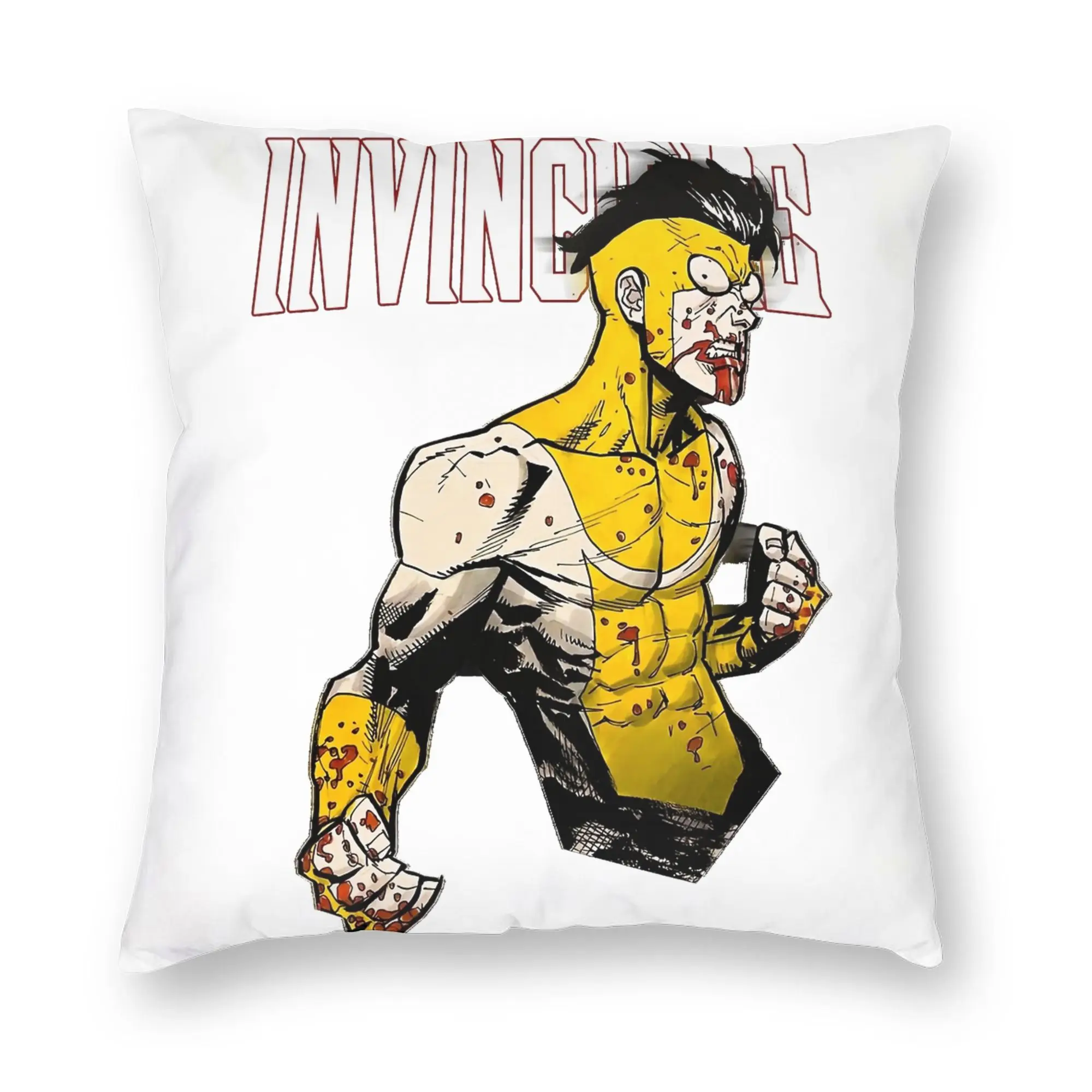 Invincible TV show Mark Grayson Pillowcase Soft Polyester Cushion Cover Decorations  Throw Pillow Case Cover Home Zippered 40X40