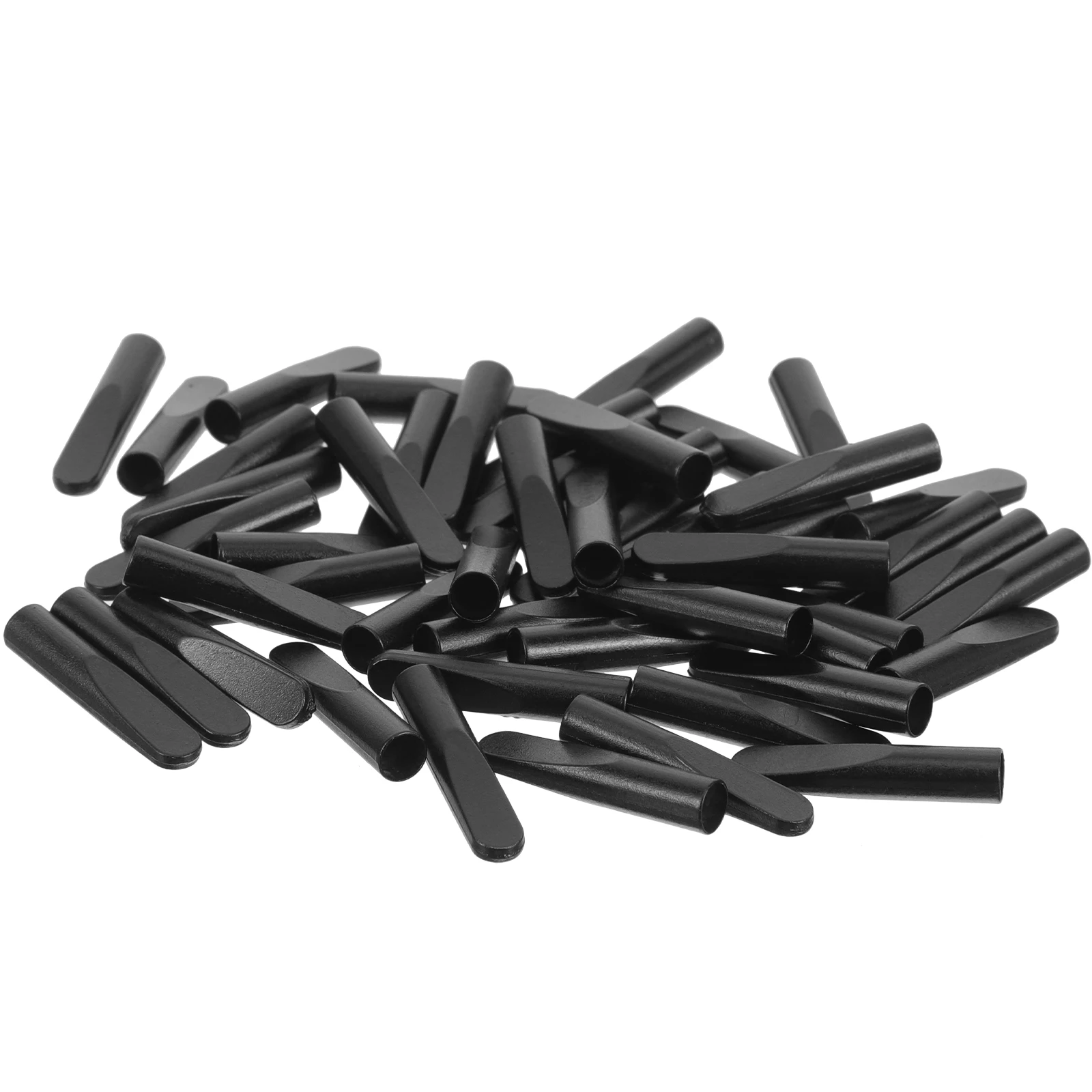 

50pcs Metal Shoelace Tips Replacement Durable Cord Locks For Shoes Clothing Lanyard Fastener Drawstring Ends Accessories