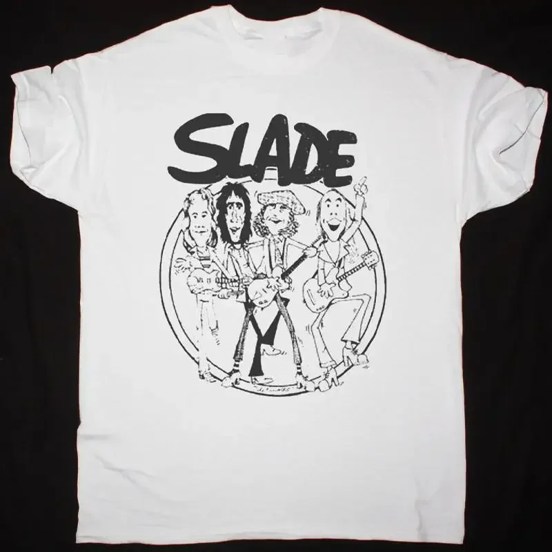 New Rare Slade Band White All Size For Fan T Shirt Al150