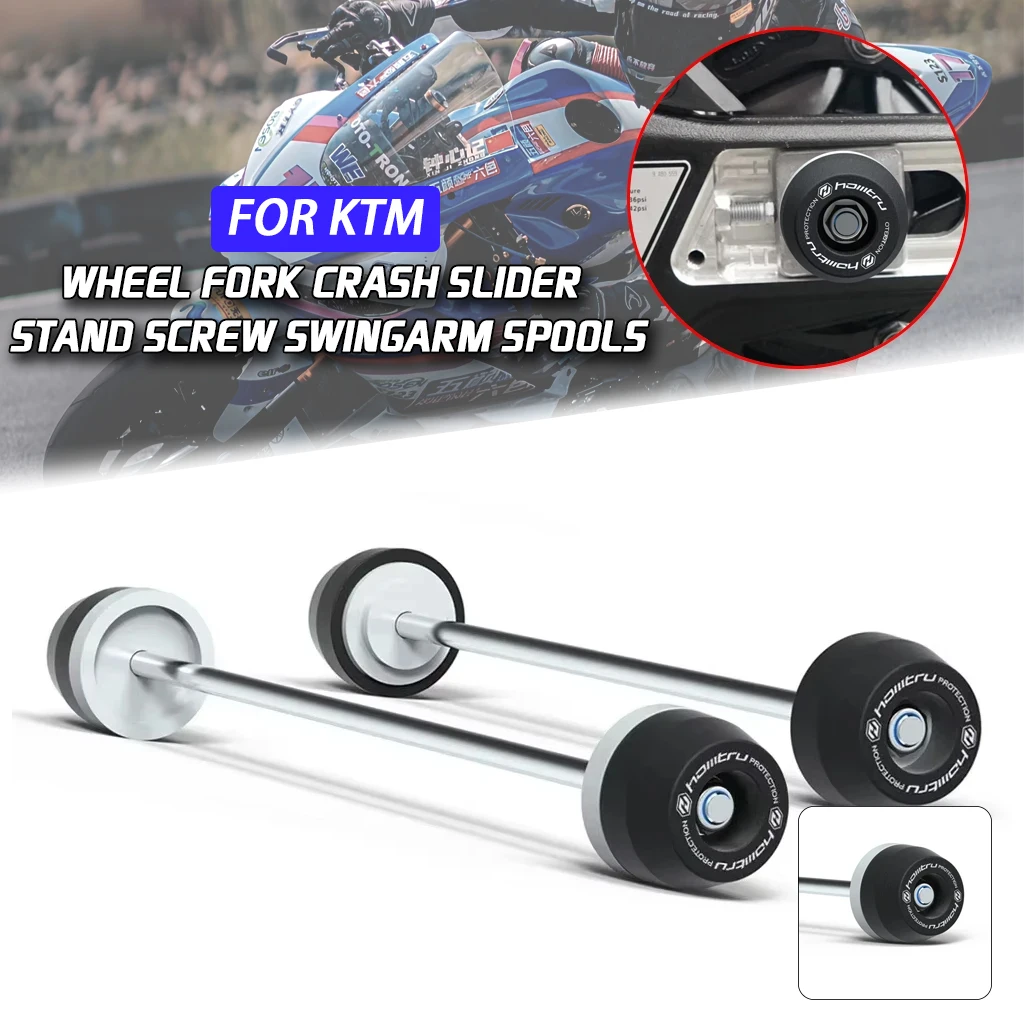 

For KTM 790 Adventure R 2019-2021 Wheel Vertical Spiral Rocker Axis Spindle Front and Rear Axle Collision Sliding Block