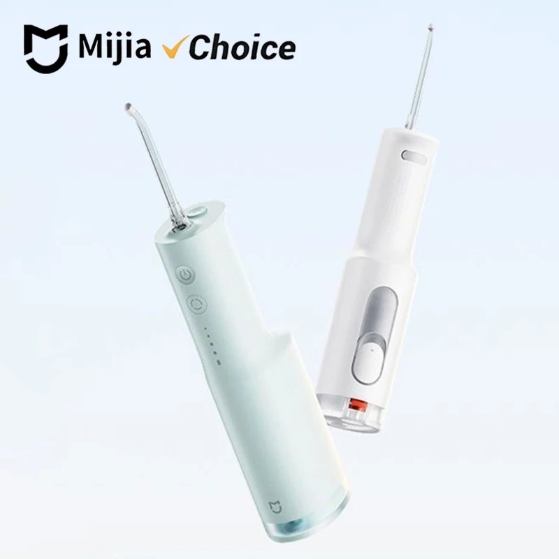 

MIJIA Electric Oral Irrigator F300,240mL Water Tank,4 Mode Irrigator,2000time/m Frequency Pulse,115 Day Long Battery Life MEO703