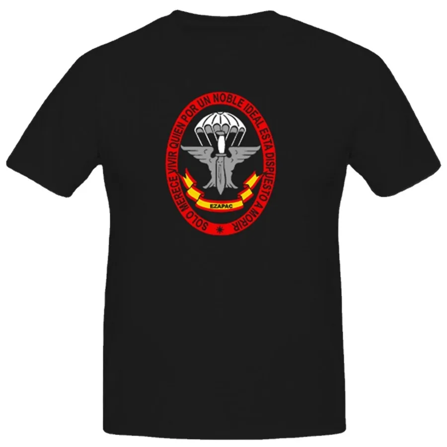 

Spain EZAPAC Special Unit of The Spanish Air Force T-Shirt. Summer Cotton Short Sleeve O-Neck Mens T Shirt New S-3XL