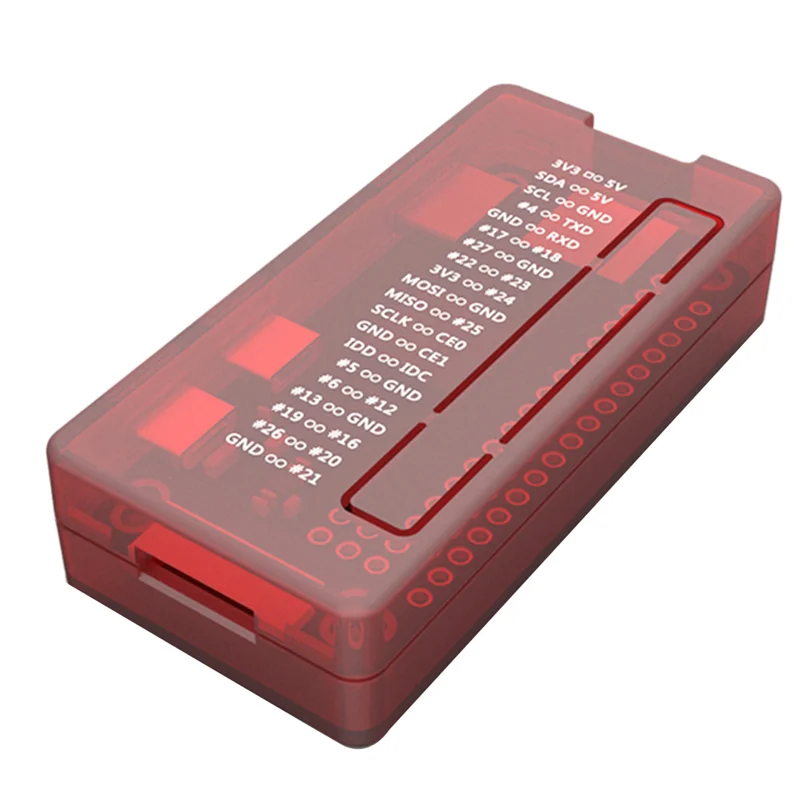 Protective Case for Raspberry Pi Zero Pi0 Raspberry PI ZEROv1.3/2W/WH Case Red