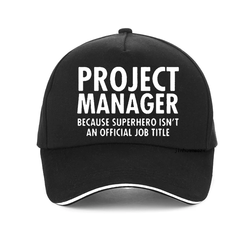 Projekt manager Geburtstag lustige Unisex-Druck Grafik Mode Baseball mütze neue 100% Baumwolle Männer Golf Hut verstellbare Hysterese nhüte