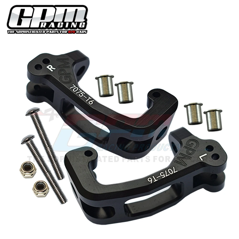 GPM for Traxxas 1/8 Sledge Monster Truck 95076-4 RC Cars Upgrade Parts Metal 7075 Alloy Front C Hub Caster Blocks C Mount 9532