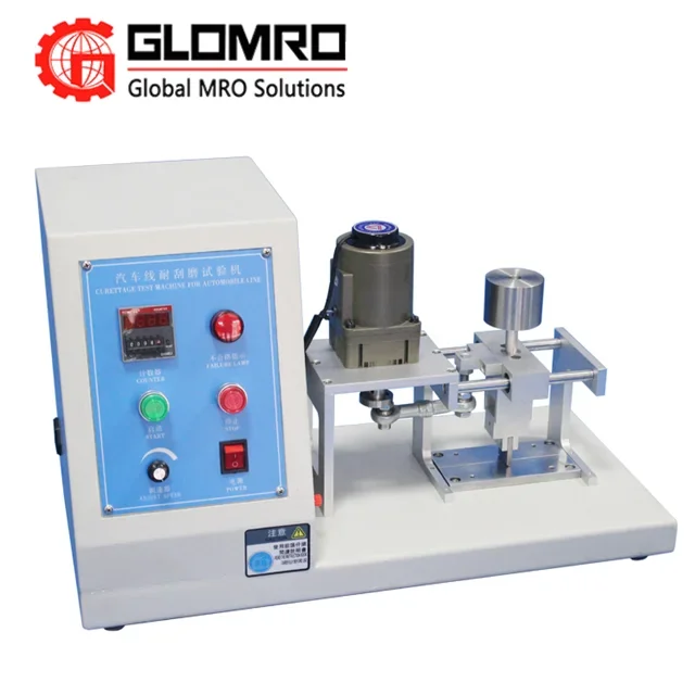 Automobile Wires Abrasion Resistance Tester Cable Scratch Resistant Testing Machine  by Glomro