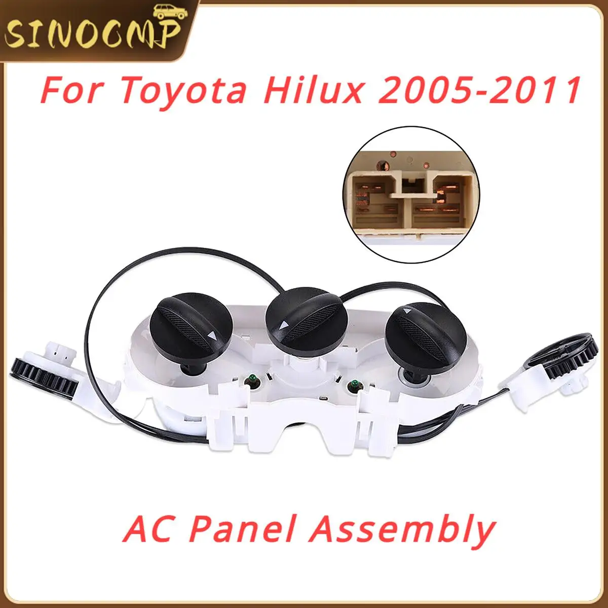 

Панель управления кондиционером (A/C) для Toyota Hilux 2005-2011, номер детали 55900-0K011