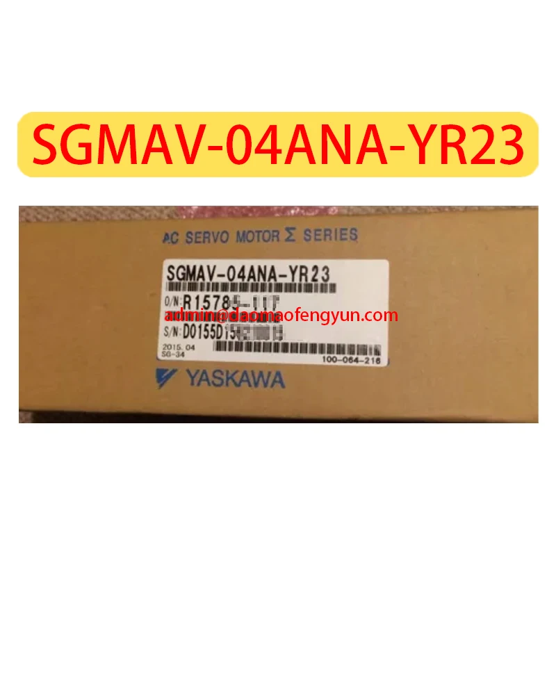 

SGMAV-04ANA-YR23 Brand new Servo Motor SGMAV 04ANA YR23 Fast shipping