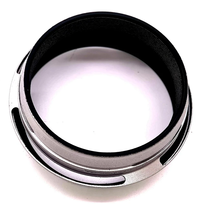 แหวนอะแดปเตอร์เลนส์49มม. LH-X100เลนส์ฮูดโลหะสำหรับ X100S X100 Fuji