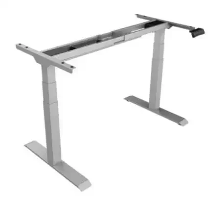 ارتفاع قابل للتعديل مكتب استقبال تيموشن الكهربائي مع إطار معدني محرك مزدوج إطار مكتب قائم ثلاثية الأبعاد إطارات مكتب معدنية رائجة البيع #2