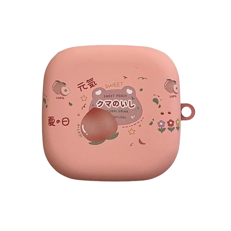 

Lime Peach Case for HUAWEI FreeClip, Clip Protective Cover for FreeBuds 6 6i 5i 5 SE2 SE3 SE 2 3 Free Buds FreeArc Summer