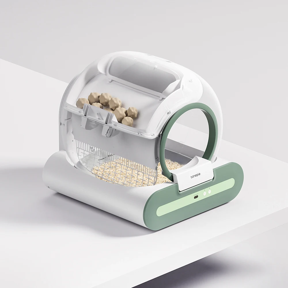 

Large Size Self-Cleaning Smart Automatic Cat Litter Box New Update For Multiple Cats Cat Litter Box & Accessories