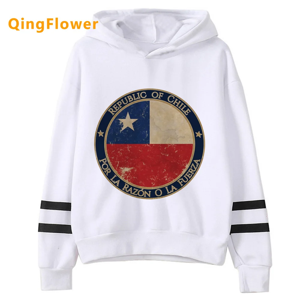 

Chile hoodies women aesthetic vintage 90s Fleece pulls women Fleece Hood