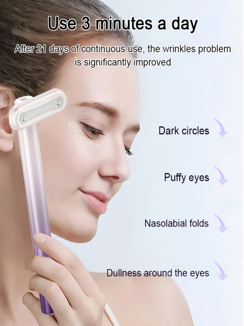 Home Eye Beauty Device Hot & Cold Compress to Remove Eye Bags  Use to Cure Eye bags