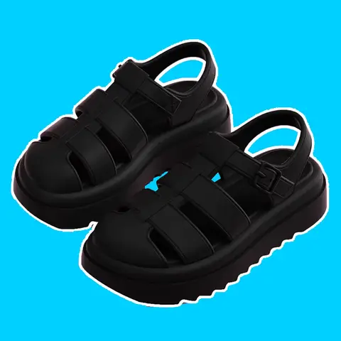 2024 Specialformade romerska sandaler med klack Sexiga sidoflip-flops Högklackade sandaler Halvhåliga designersandaler 34-43 Damskor 10 best sales romerska sandaler för kvinnor - №4