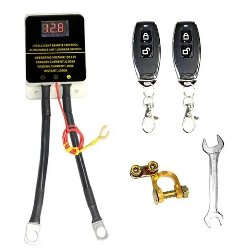 

Black Remote Control Battery Switch High Amperage Rating Long-lasting Use Reliable Performance Remote Control Function