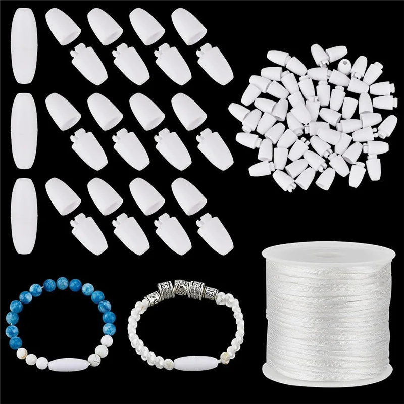 Отрывная пряжка для ремешка, 24 мм черная бусина, соединительная пряжка для DIY ожерелья, браслета, изготовления ювелирных изделий, прочный