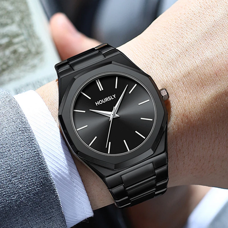 Orologi da polso al quarzo da uomo di alta qualità Orologi da uomo con cinturino in acciaio inossidabile di lusso delle migliori marche per orologio da uomo d'affari