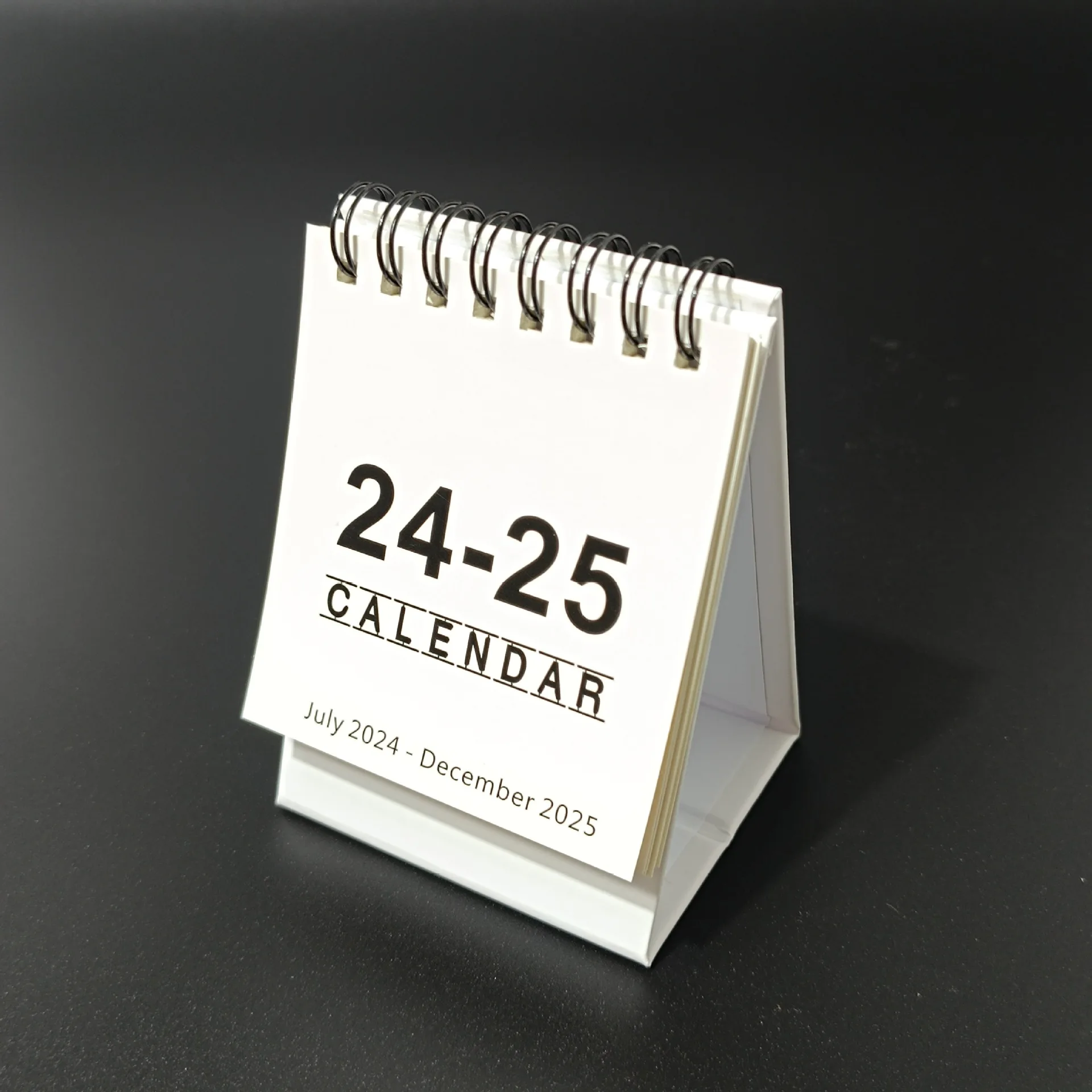 2024-25 Creative Simple Desktop Ins Mini Calendar Small Fresh Student Portable Memo Calendar Ornament