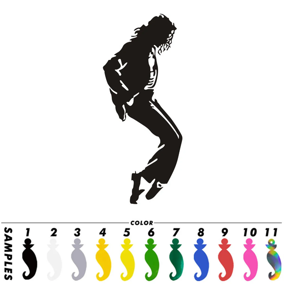 Michael Jackson Car Sticker Vinyl Decal Laptop Window Wall Bumper Decor Gift,10cm