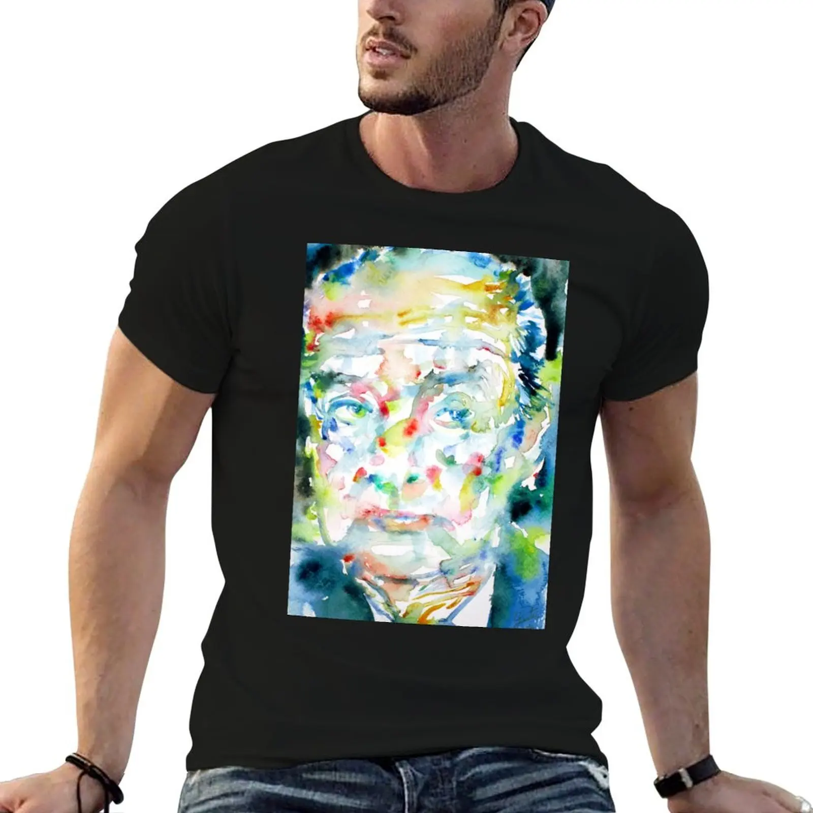 

NABOKOV VLADIMIR portrait T-Shirt man t shirts for men g man t shirts for men t shirts for man slim fit T-Shirt