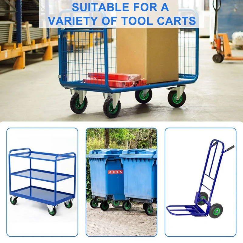 Inflatable Tire Wear-Resistant 6In Wheel 150Mm Tire Industrial Grade Cart Trolley Tyre Caster 250Kg 36Psi