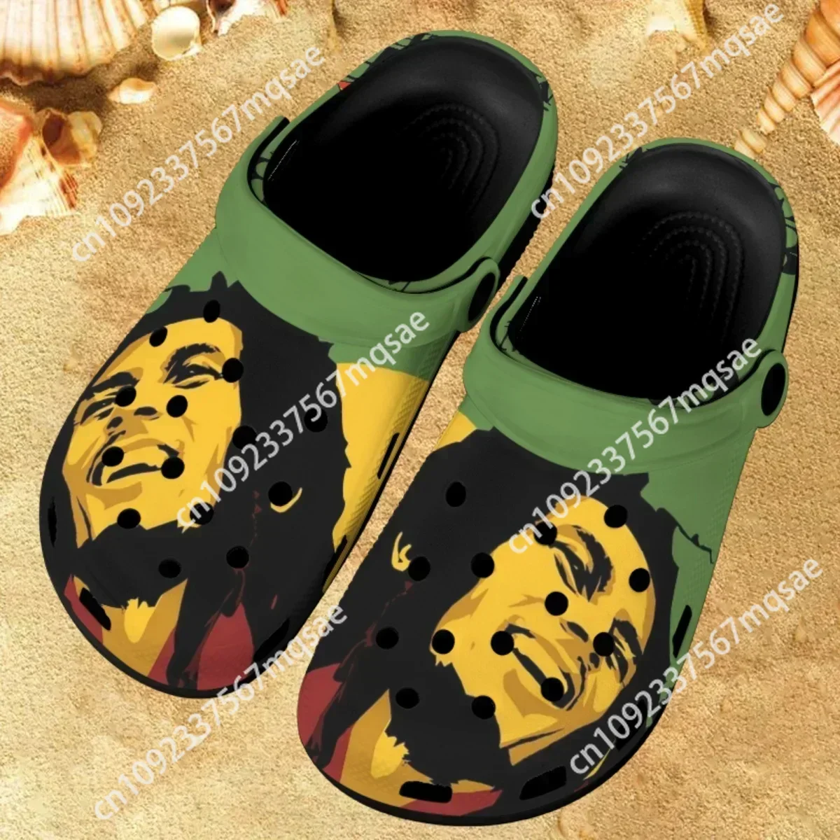 

Famous Singer Rapper Bob Marley 3D Print Unisex Cozy Slides Summer Beach Slip On Casual Slippers Clogs Garden Shoes New Zapatos