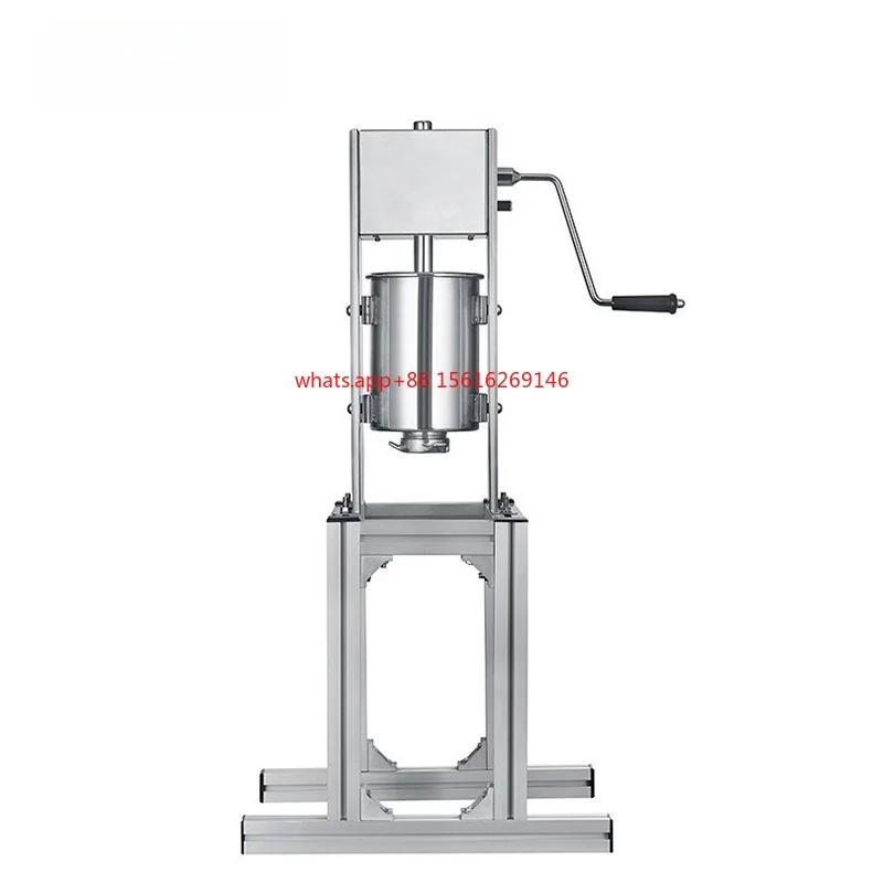 Churrera española Manual de acero inoxidable de alta resistencia, máquina Vertical para hacer Frutas latinas, Churros