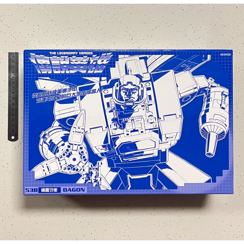 【สินค้าเฉพาะจุด】ของเล่นแปลงร่างดั้งเดิม NEWAGE NA H53B Blue Power King Kong Guard Action Doll