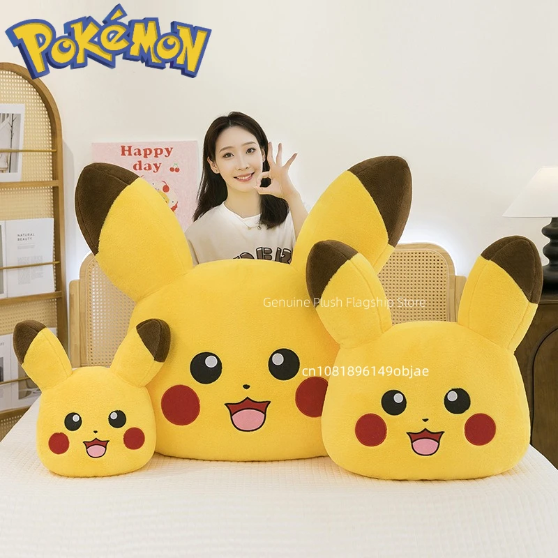 

90cm Super Big Size Pokemon Pikachu Anime Plush Stuffed Doll Kawaii Room Decorated with Plushies Pillow Holiday Gifts