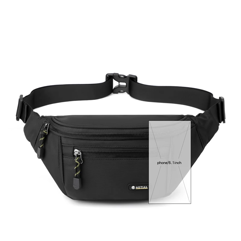 Men Women Waist Bag Waterproof Oxford Chest Bag High-quality Outdoor Travel Sports Bag Casual Fanny Pack Purse Banana Hip Bags