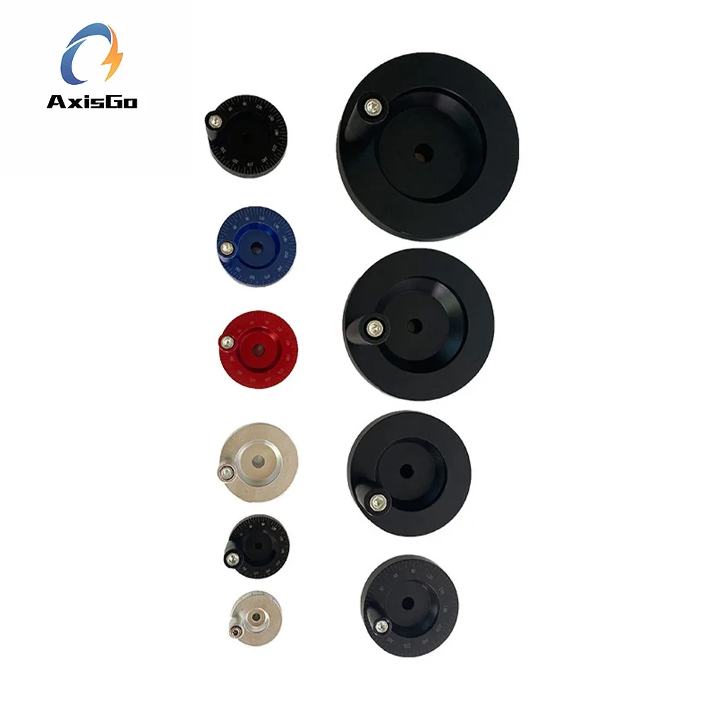 

Laser-Engraved Handwheel for Manual Linear Slide Module Aluminum Alloy Crank Handle with Scale and Angle Marking