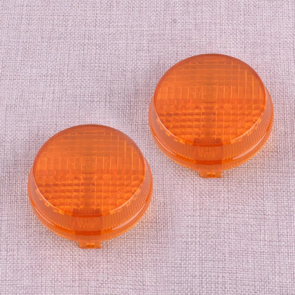 1 Pair Turn Signal Light Amber Lens Cover Fit For Honda Shadow Phantom Fury Interstate Metropolitan Valkyrie Sabre Stateline