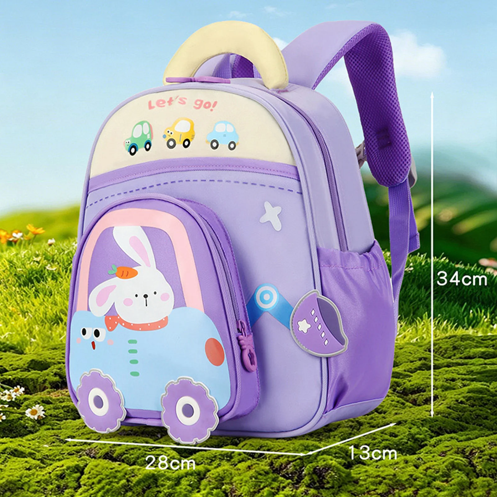 Cute 3D Cartoon Toddler Backpack for Boys Waterproof Lightweight Kindergarten School Bag Kids Preschool Travel Daypack