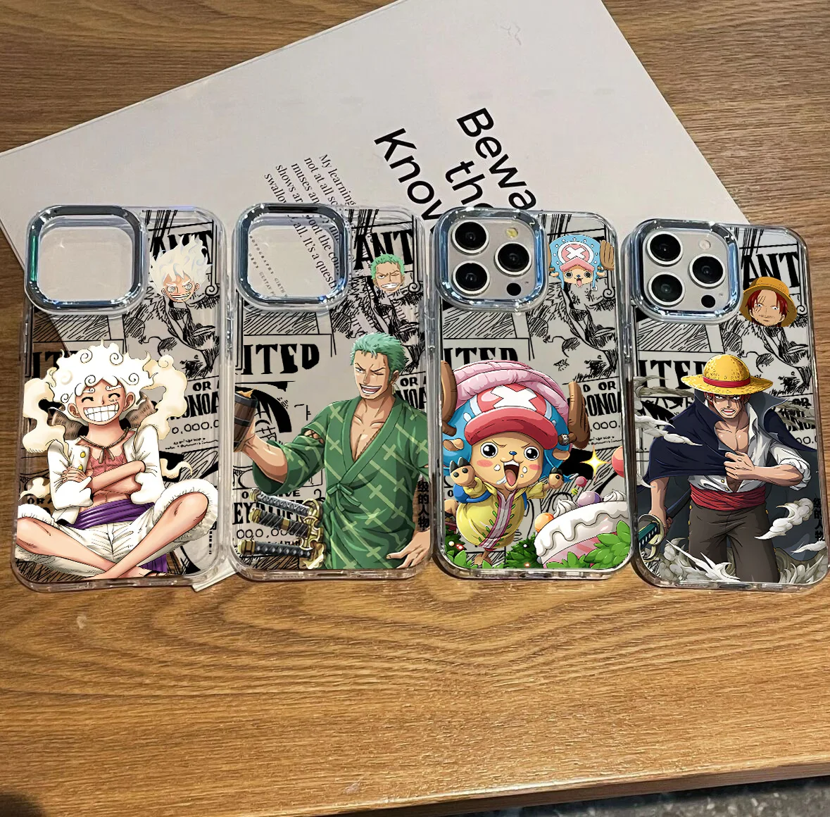 

iOGO One Piece Phone Case for Vivo V60 V50 V40 V30 V40E V30E V29 V27 V23E V21E iQOO 7 Z7 Lite Pro 4G 5G Transparent Soft Cover