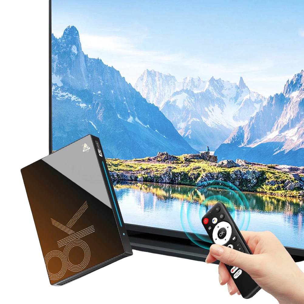 

Smart TV Box Android 14.0 WiFi 6 BT 5.4 Octa-Core 4/8GB RAM 32/128GB ROM for Android TV Box 8K 1000M LAN USB 3.0 AV1 H.265