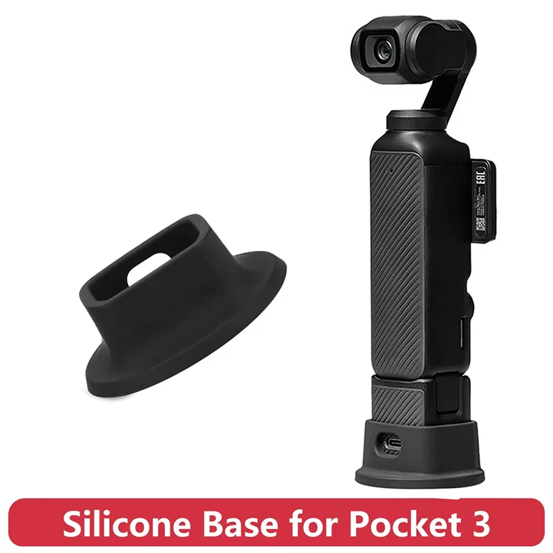 

Multi-functional Silicone Fixed Bracket For DJI Pocket 3 Extension Base Handheld Sports Camera Accessories For DJI Osmo Pocket 3