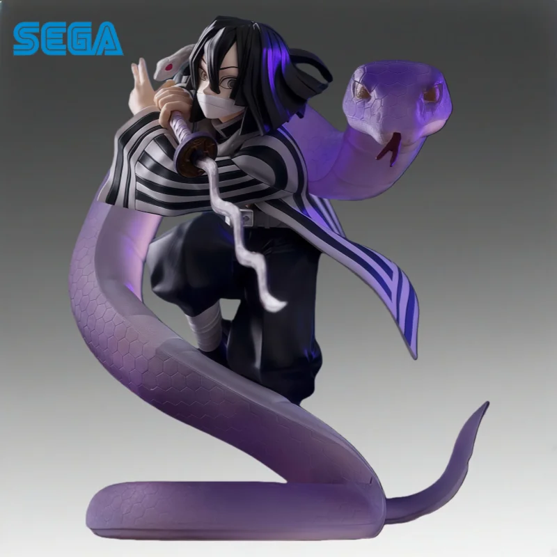 

In Stock Sega Original Demon Slayer Iguro Obanai Action Figure Model Doll Brand New Boxed Toys Model Garage Collectible