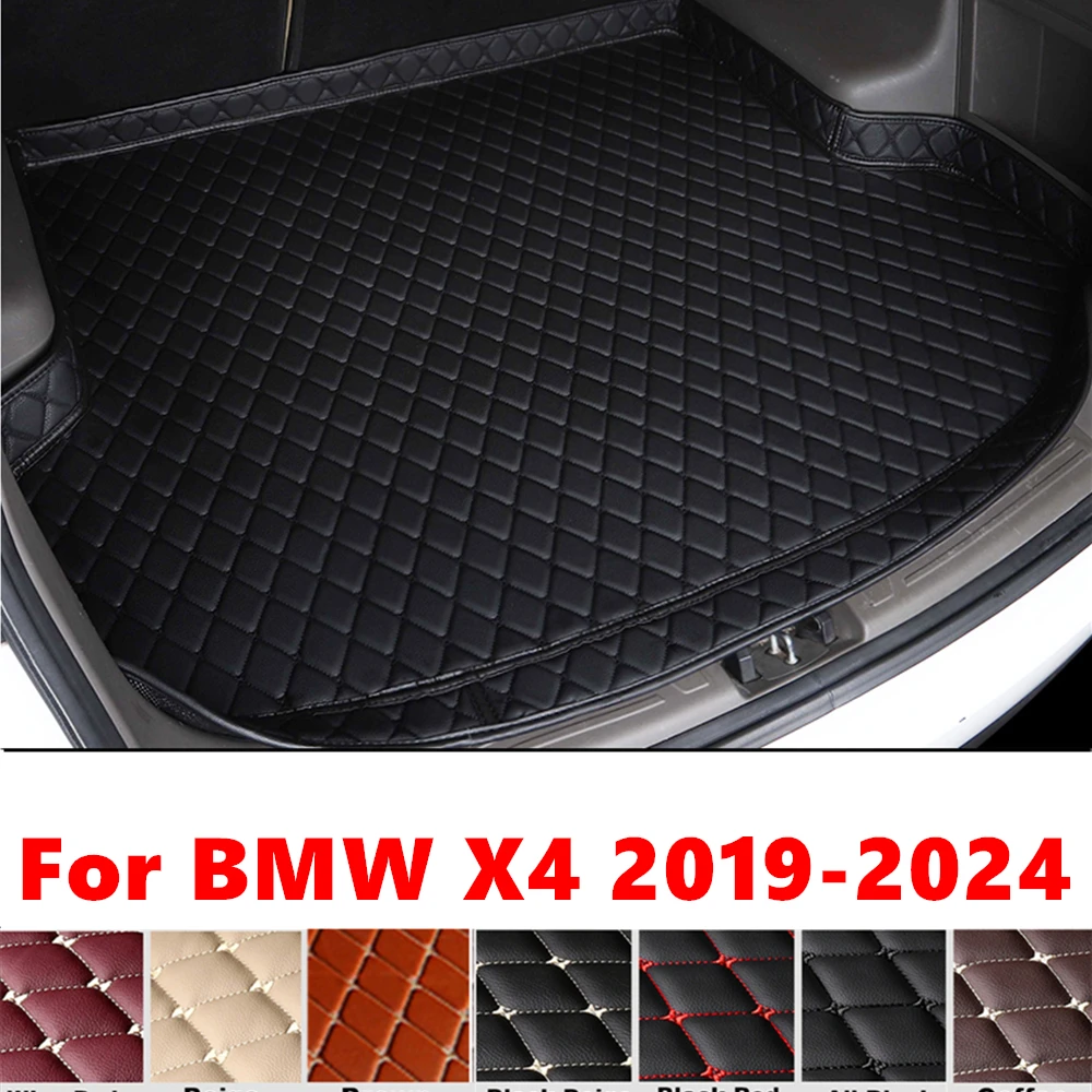 High Side Car trunk mat for BMW X4 2024 23 2022 2021-2019 XPE Rear Cargo Protect Cover Liner Vehicles Tail Boot Tray luggage Pad