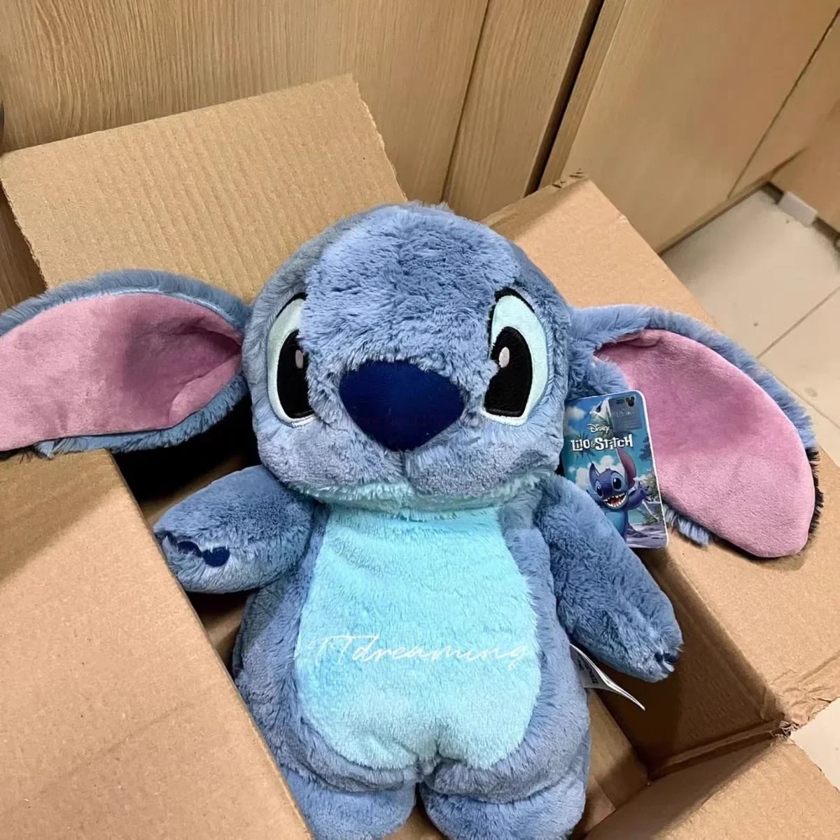 Disney Turo Lilo Stitch Kawaii Plush Anime Hand Warm Bottle Hot Water Bottles Soft Water Filling Hand Warmer Christmas Toys Gift