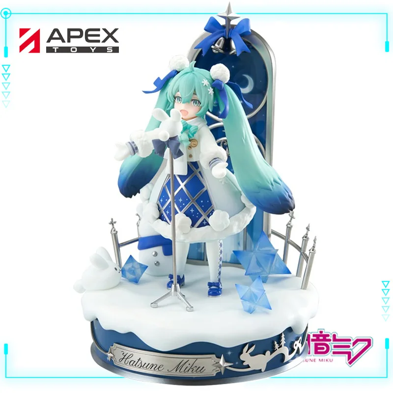 

APEX-TOYS Original Genuine Vocaloid Hatsune Miku Xing Xue Ye Ver. Apex Innovation 18cm Anime Collections Model Toy Figures Gift