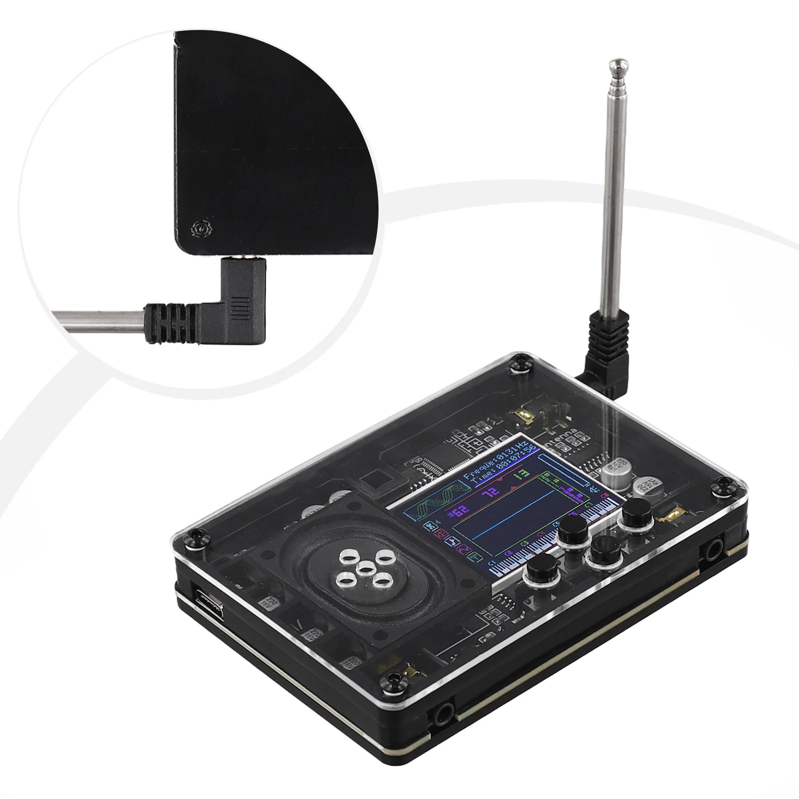 

Compact Design Miniature Theremin with Color Screen Display Provides Users Access to a Wide Range of Musical Voices